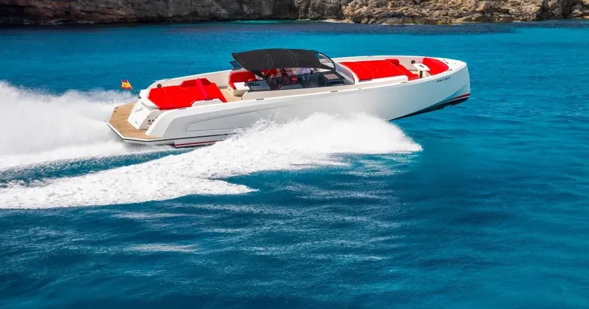 Yacht for sale in Ibiza at the marina